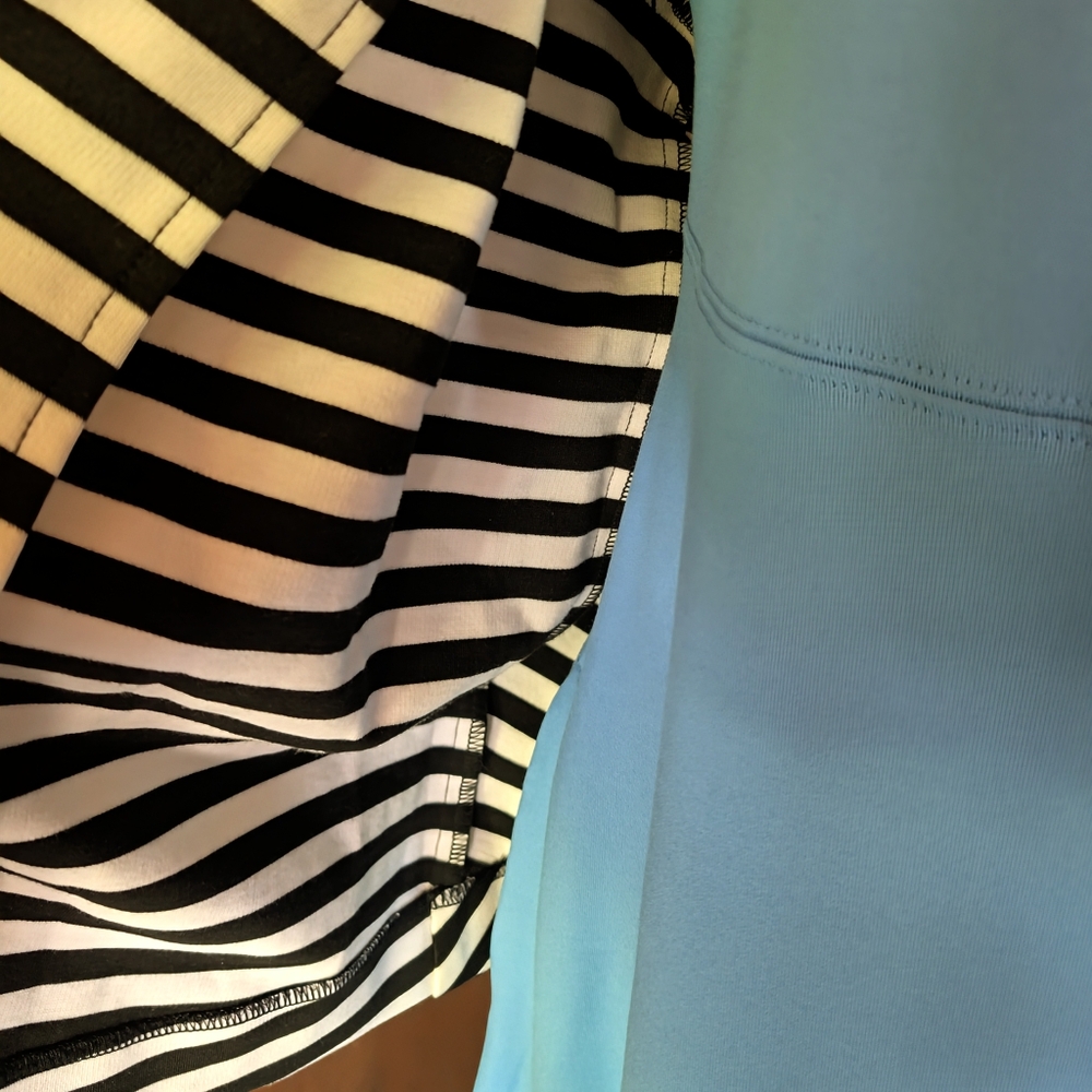 CHICO’s Blazer - B/W Striped - Sz 3 or XL - NWT - Picture 9 of 14